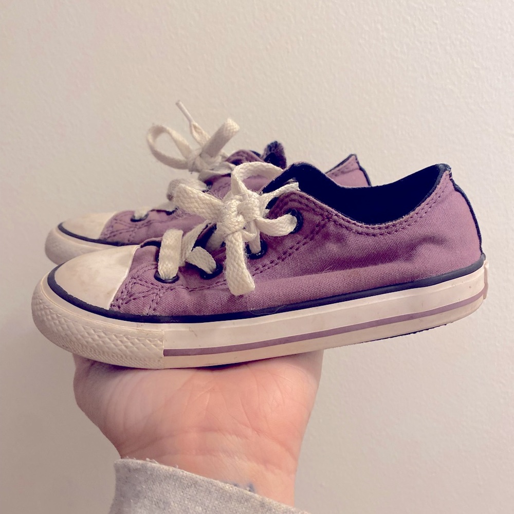 Toddler Converse size 9 purple